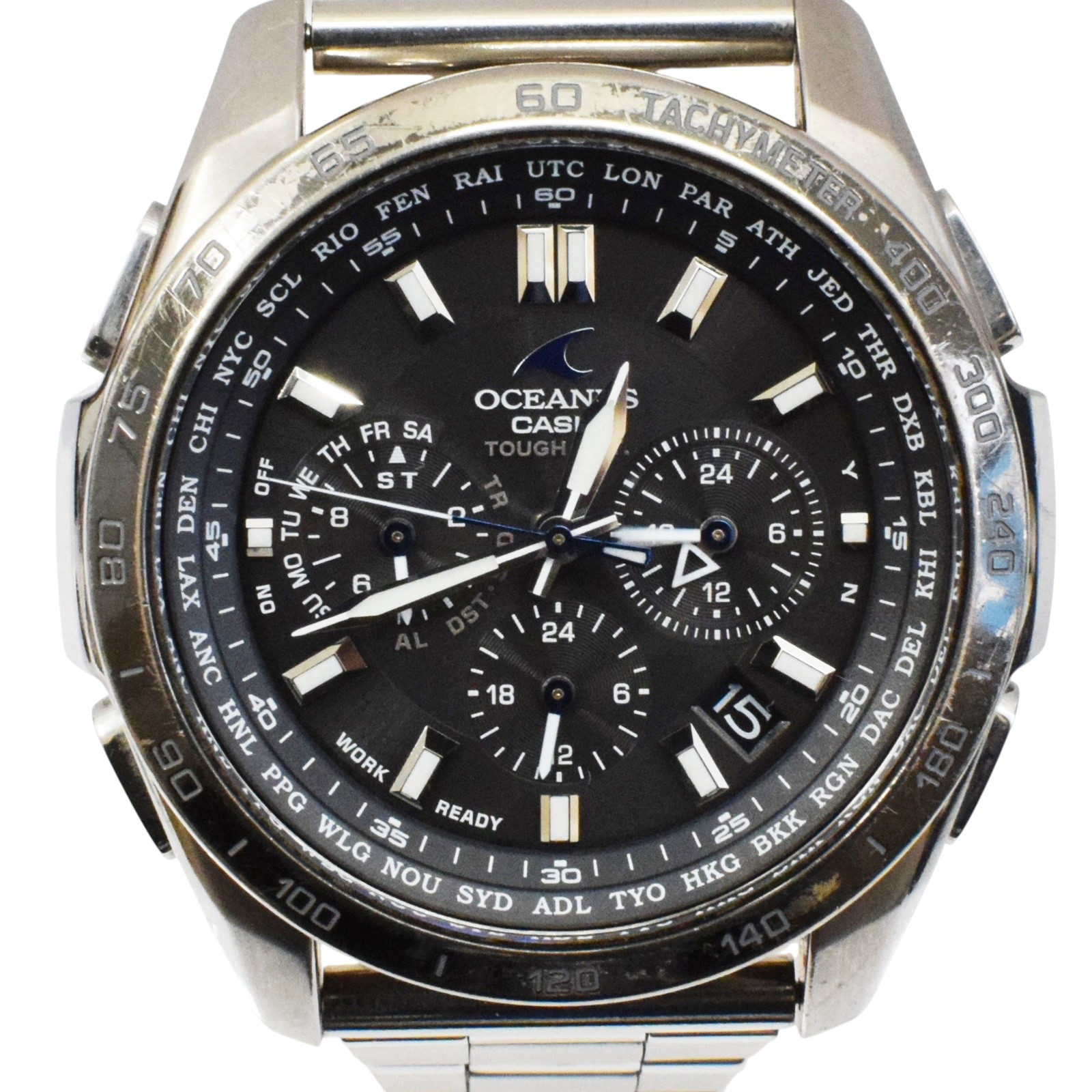 楽天市場】美品 カシオ CASIO オシアナス OCW-T600 メンズ 腕時計 電波