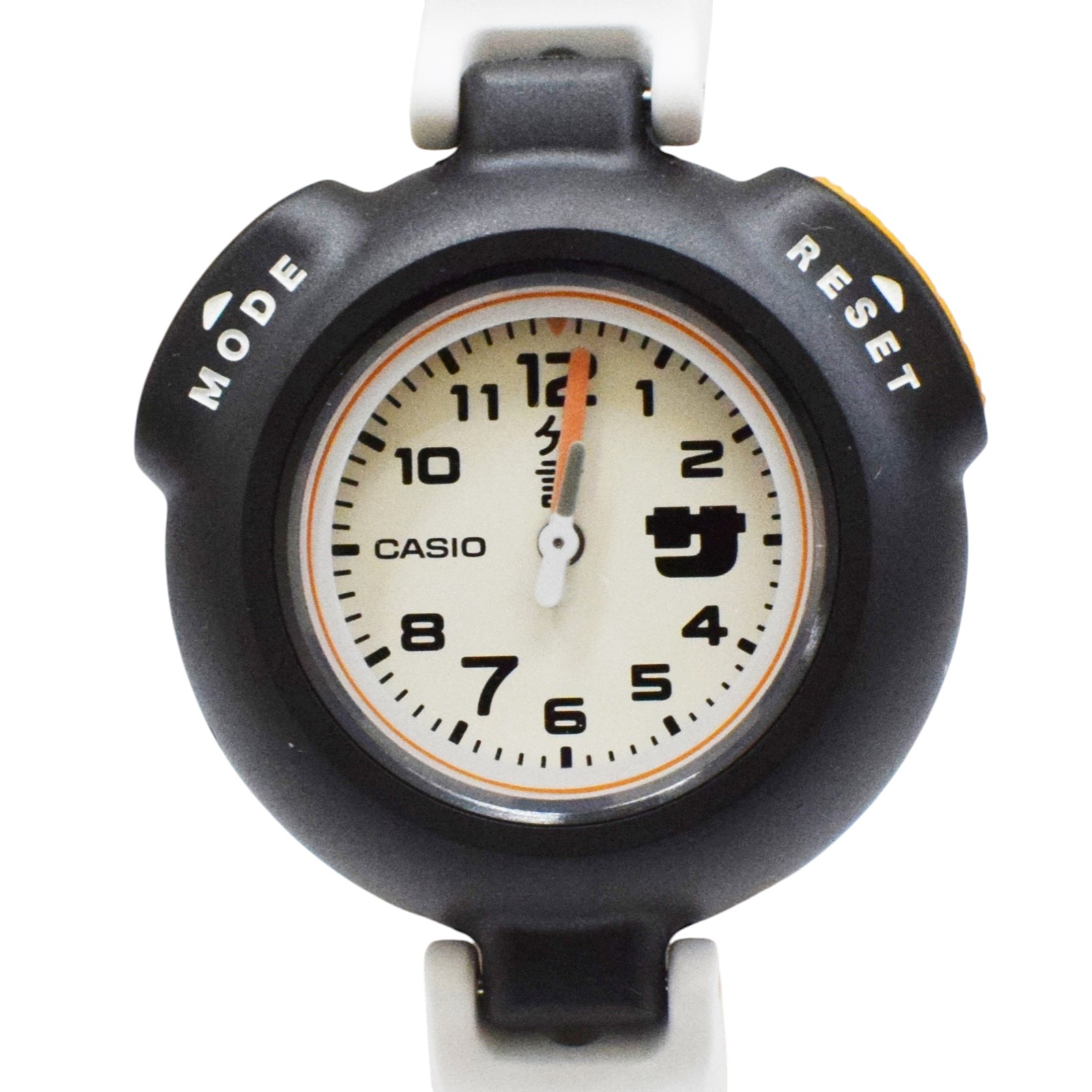 【中古・美品】【CASIO】 カシオ サ時計 SAN-100H-7BJR 腕時計 オレンジ サウナー サウナ ウォッチ 箱 12分計 USED-S【リサイクルマート店】r263-1200159905801359
