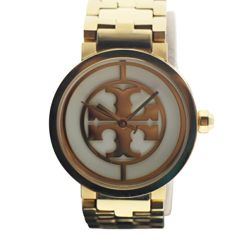 メンズ　トリーバーチ時計　美品 楽天市場】TORY BURCH(トリーバーチ) ロゴ TRB4003 ネイビー文字