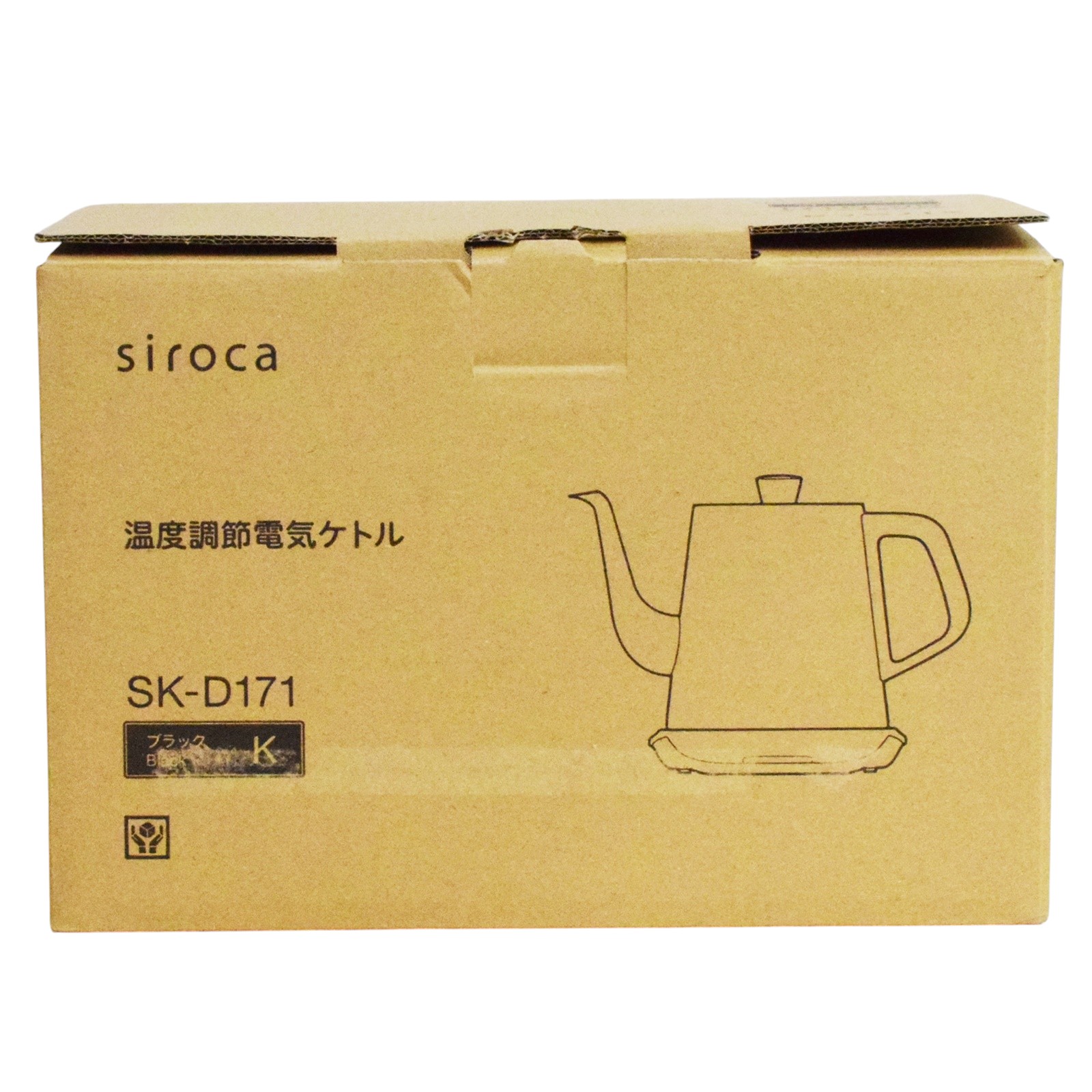 【中古・未当て嵌める品】【siroca】シロカ 体温合わせる明かり湯沸かし SK-D171 2025年製 黒いこと 箱 身寄り用 膳立て 家電【リサイクルマート秩父店】r266-1200041905800231