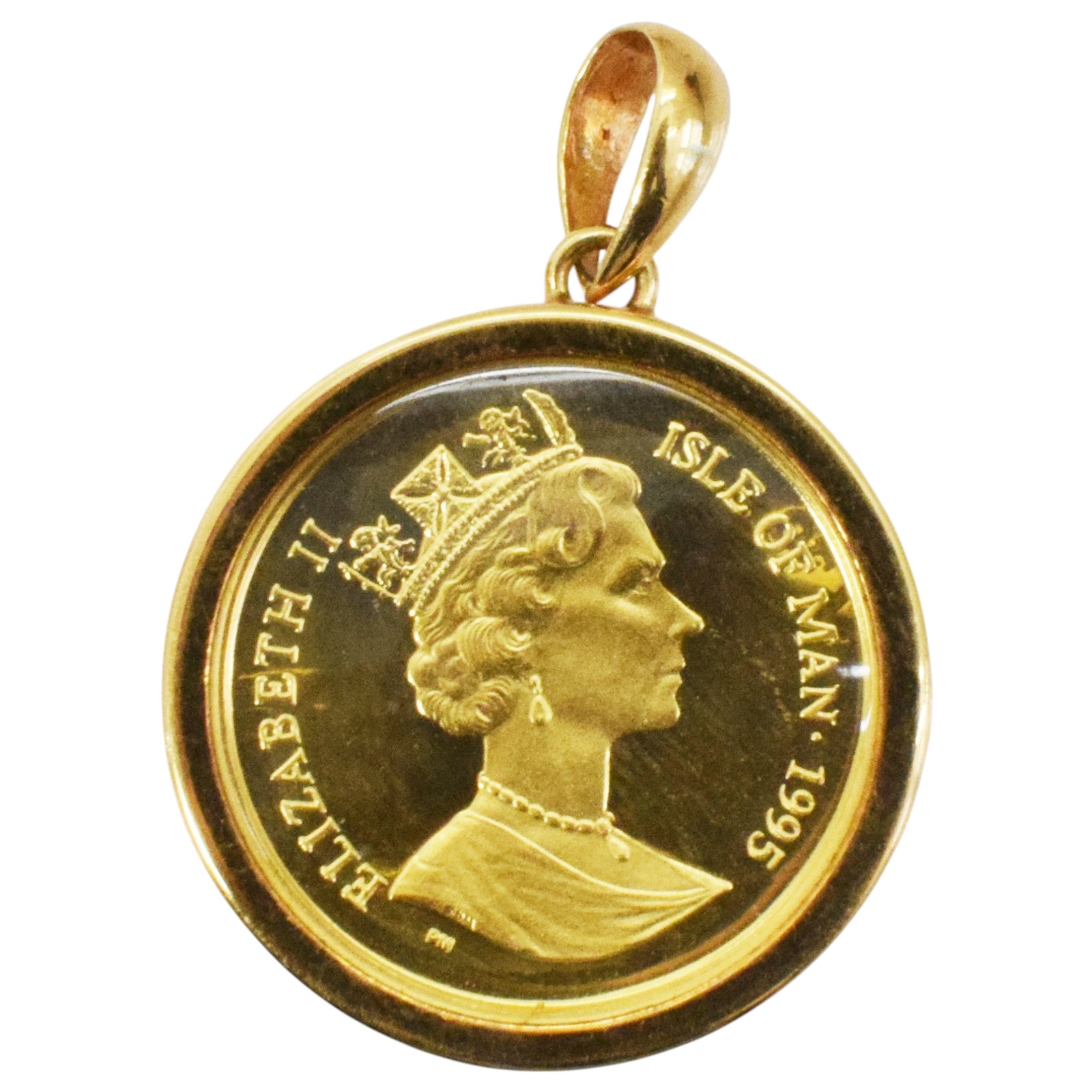 【中古】K24 エリザベス キャット金貨 1/5オンス 6.2g 純金 コイン / K18 枠 ペンダントトップ / 総重量11.6g ゴールド ジュエリー アクセサリー USED-A【リサイクルマート秩父店】r262-1200312905800117｜リサイクルマート ＋ 質 秩父店