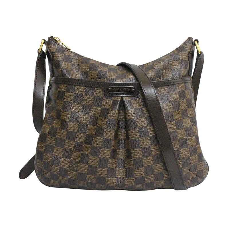 【中古】【LOUIS VUITTON】ルイヴィトン プルームベリー M42551 ダミエ 赤銅色 ゴールド 金具 ショルダーバッグ 曲がった掛け メンズ レディース USED-A【リサイクルマート+質 秩父店】r258-1200167905800068