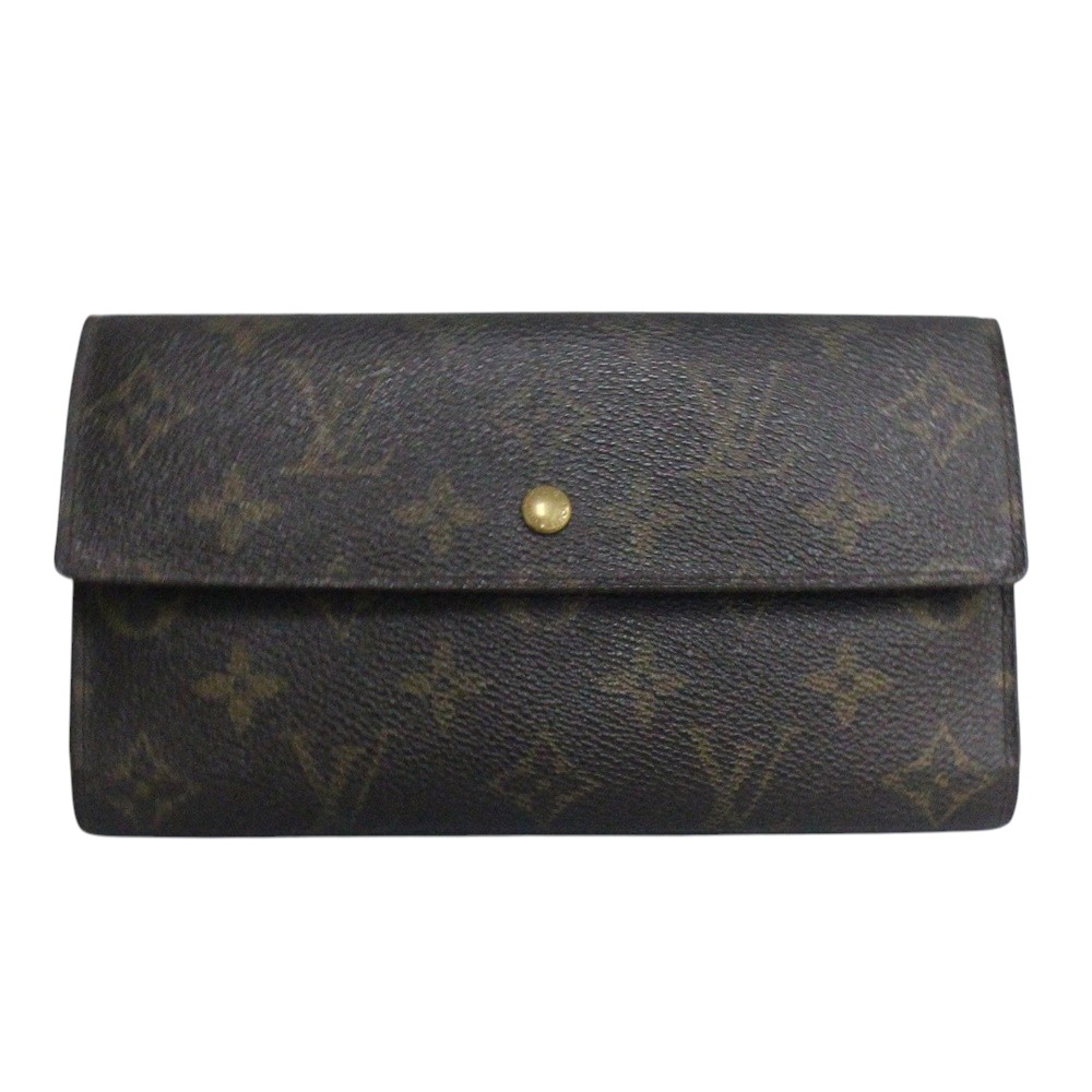 【美品】ルイヴィトン☆モノグラムキャンバス☆ポルトトレゾールインターナショナル Louis Vuitton ルイヴィトン モノグラム ポルトトレゾール