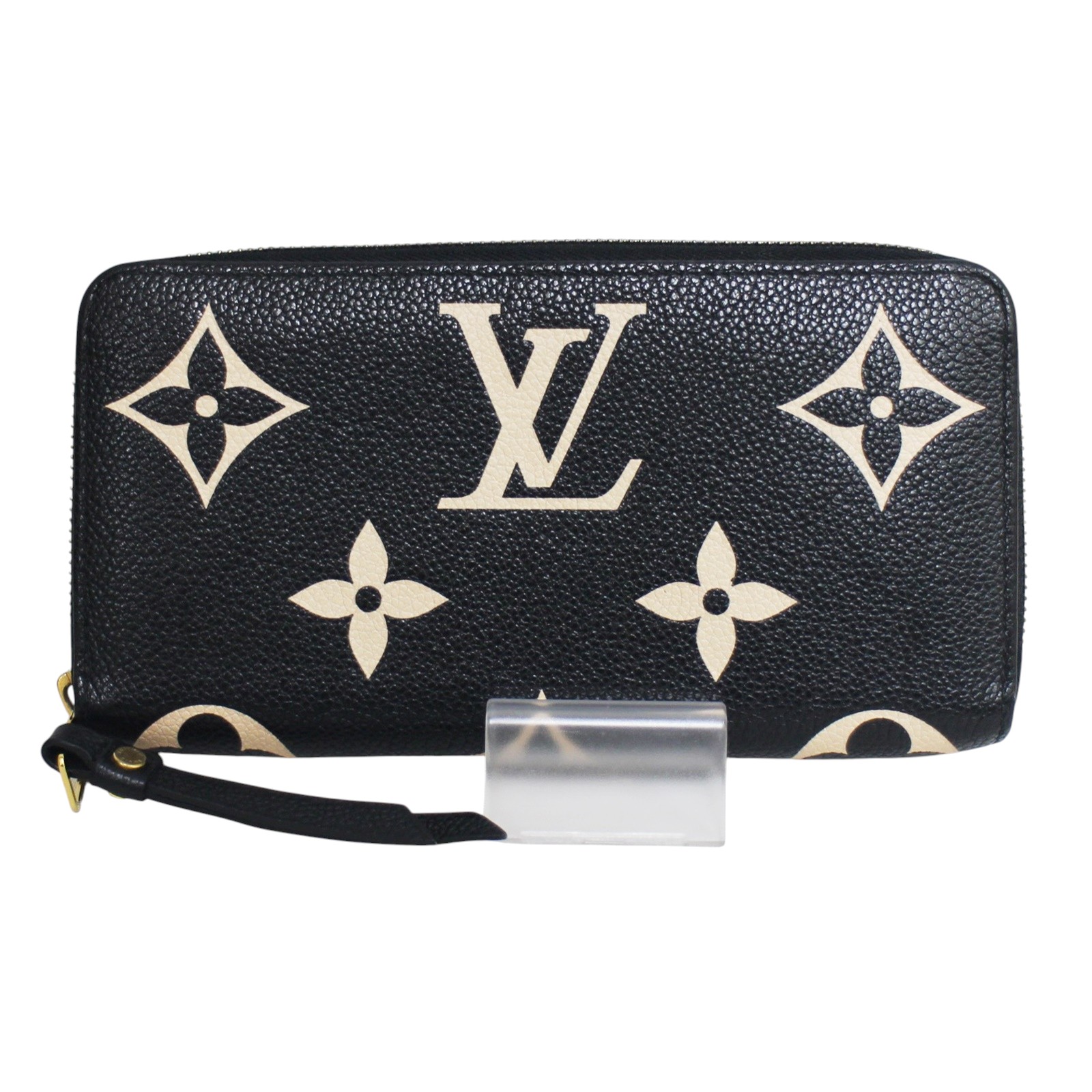 【中古】【LOUIS VUITTON】ルイヴィトン ジッピー ウォレット M80481 モノグラム アンプラント ブラック ゴールド金具 長財布 レディース メンズ ユニセックス RFID反応有 USED-A【リサイクルマート秩父店】r2510-1200174905800214