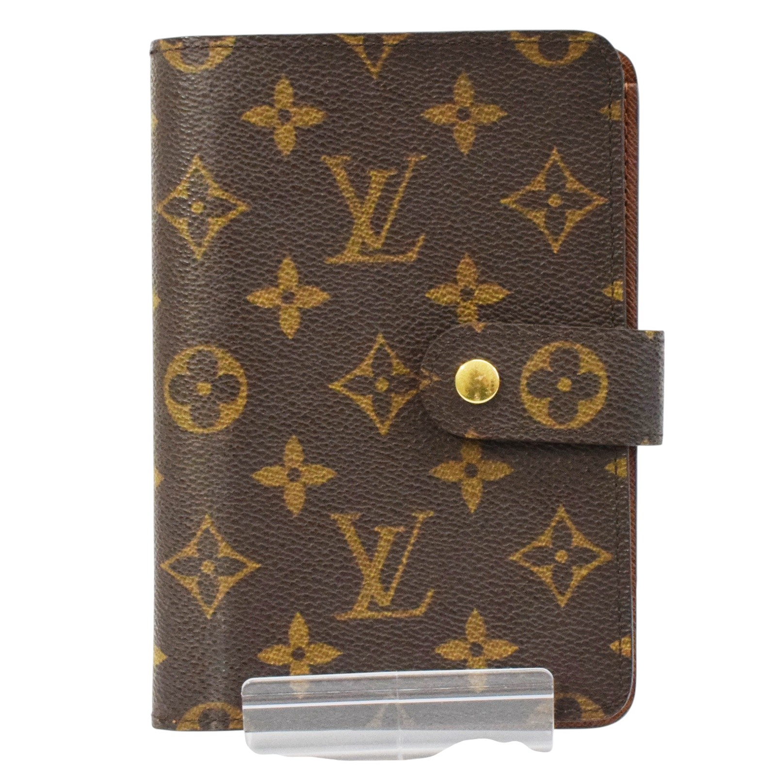 【中古】【LOUIS VUITTON】ルイヴィトン ポルトパピエ ジップ 二つ折り長紙入れ M61207 SP0073 モノグラム なめし革 赤銅色 ゴールド金具 レディース メンズ 通行手形入れもの欠品 USED-B【リサイクルマート秩父店】r2512-1200166905800785