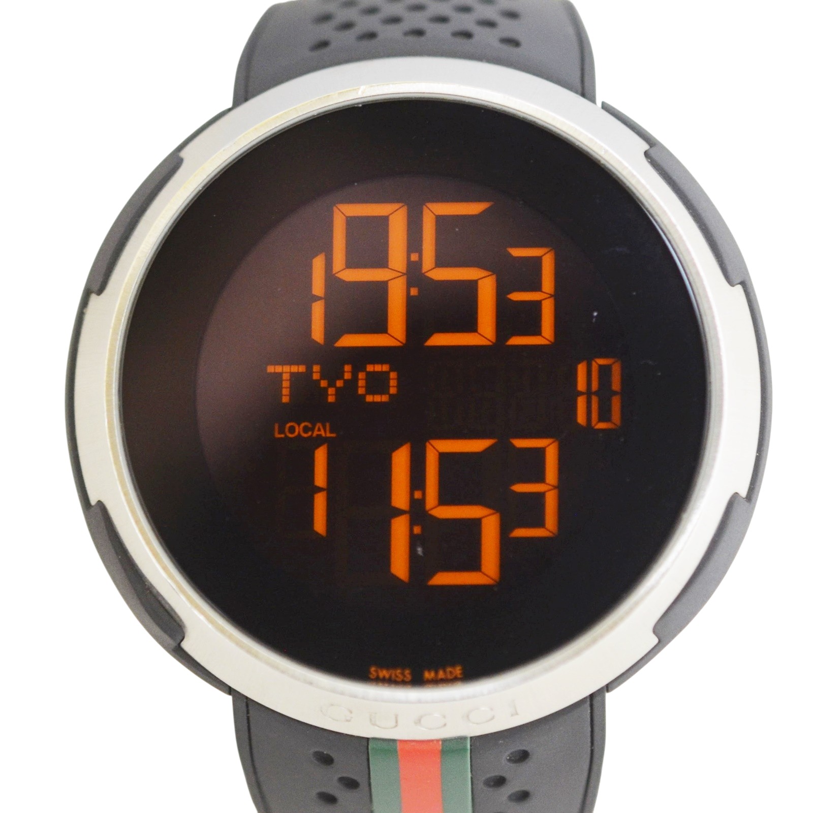 GUCCI 腕時計 アイグッチ GUCCI グッチ 114.2 アイグッチ ワールドタイム デジタル