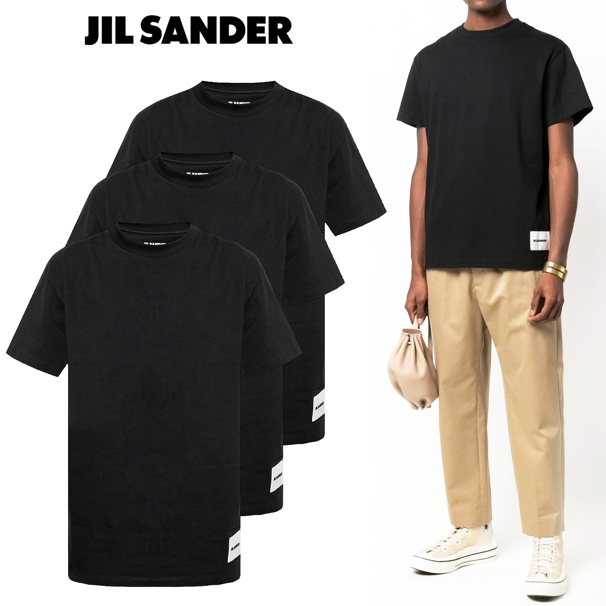 楽天市場】2 JIL SANDER ジルサンダー J47GC0001 J45048 ブラック