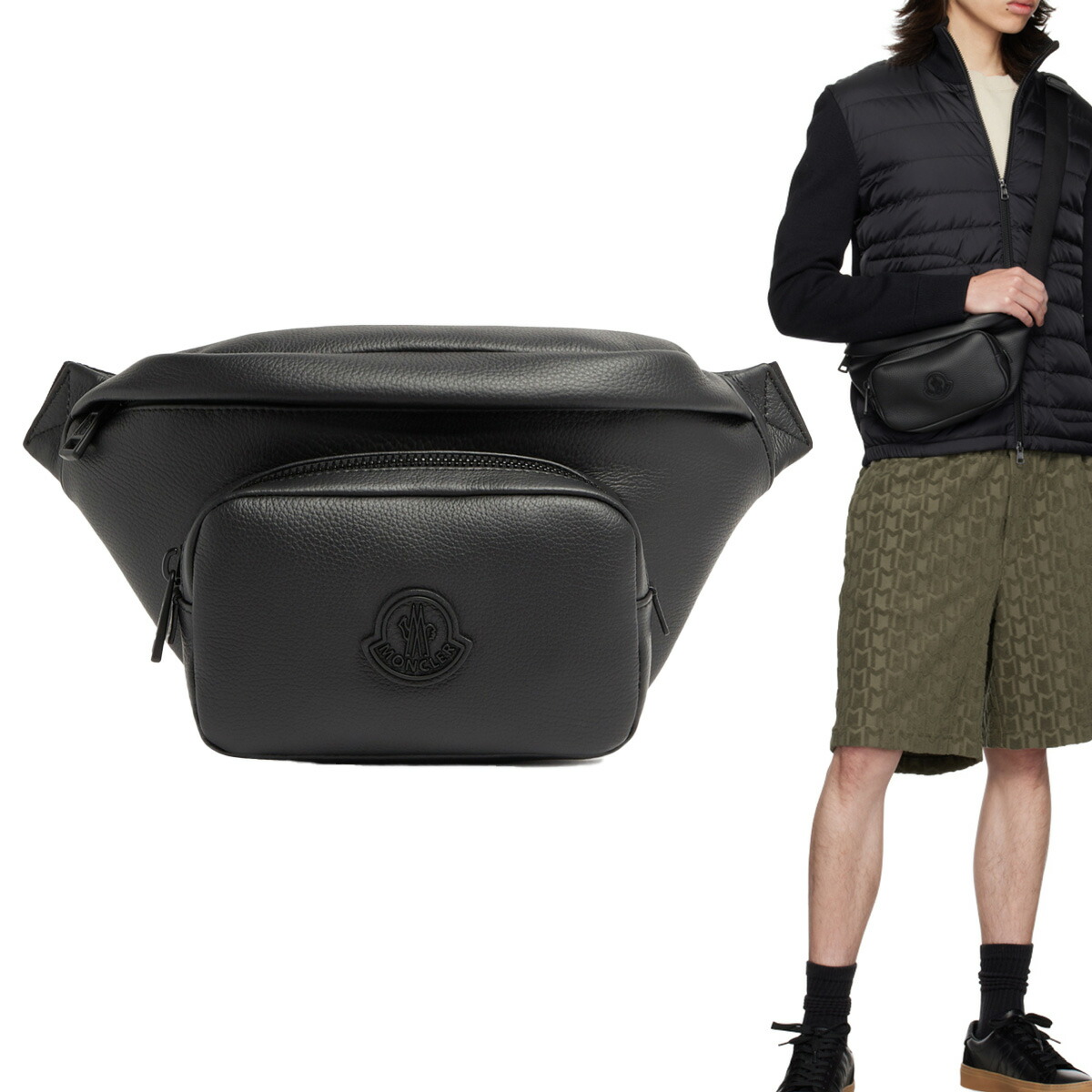 MONCLER モンクレール DURANCE ベルト バッグ ウエストバッグ MONCLER（モンクレール） DURANCE デュランス ボディバッグ 5M00005