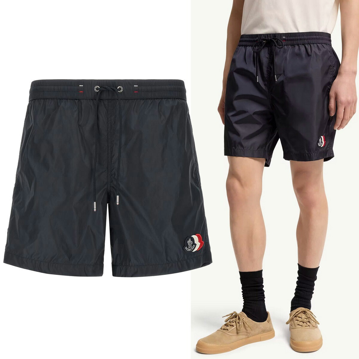 39 MONCLER モンク線路 2C00017 5985M 米国海軍 海食麺麭 水泳着 スイムウェア ズボン下