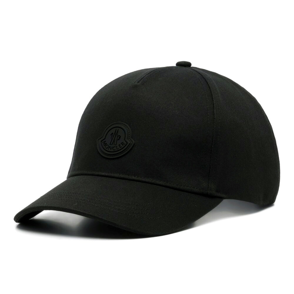 89 MONCLER モンクレール 3B00007 0U082 ブラック ベースボールキャップ ロゴ 男女兼用