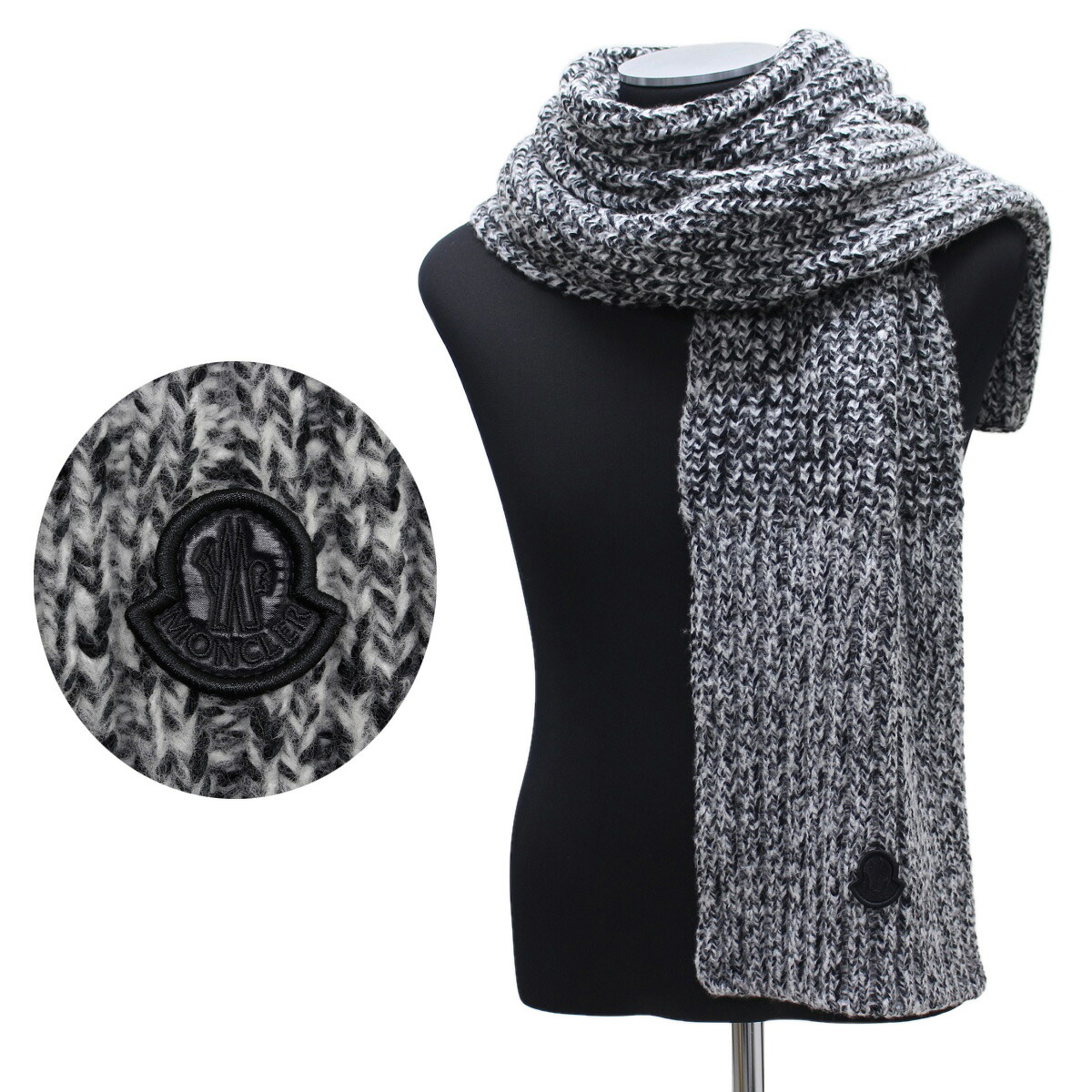 Moncler モンクレールマフラー Lanawool 50% - メルカリ