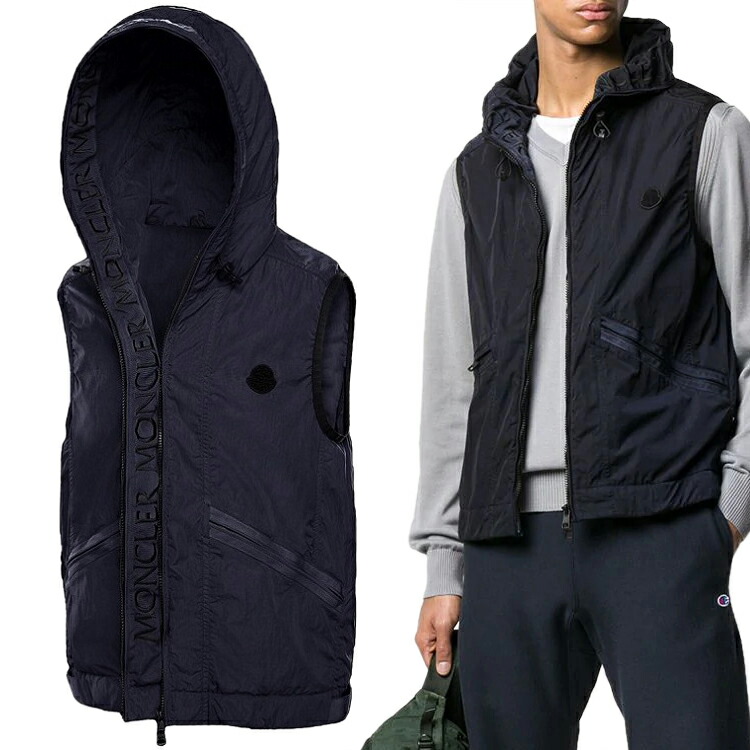 17 MONCLER モンク軌跡 1A72160 53705 米国海軍 TOUQUES より良い ジレ