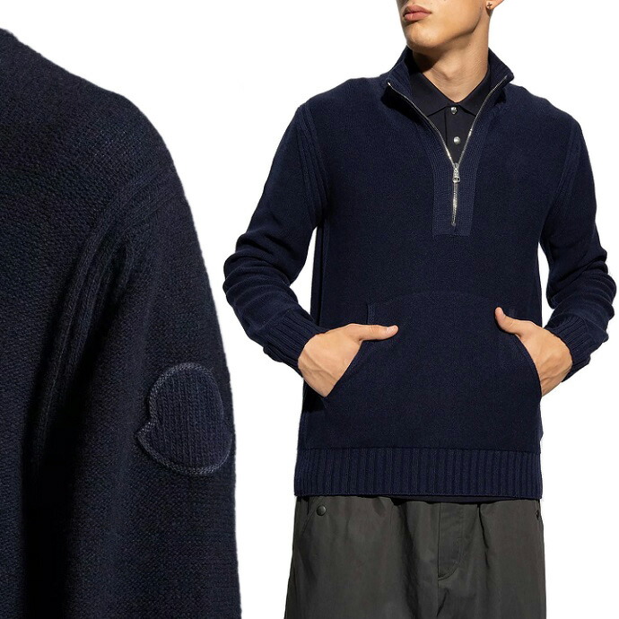 楽天市場】41 MONCLER モンクレール 9C00030 M1900 ブラック ニット