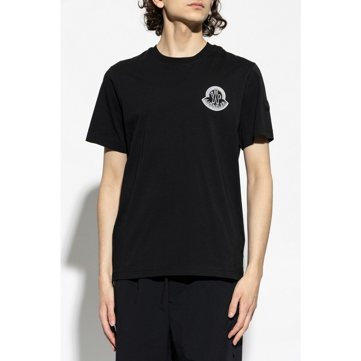 238 MONCLER モンクレール 8C00020 89AYW ブラック Tシャツ カットソー 半袖