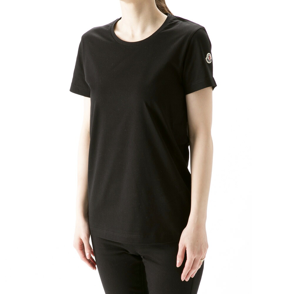 L7 MONCLER モンクレール 8C73200 V8058 ブラック Tシャツ ロゴ クルーネック 半袖｜セレクトショップNEO 店