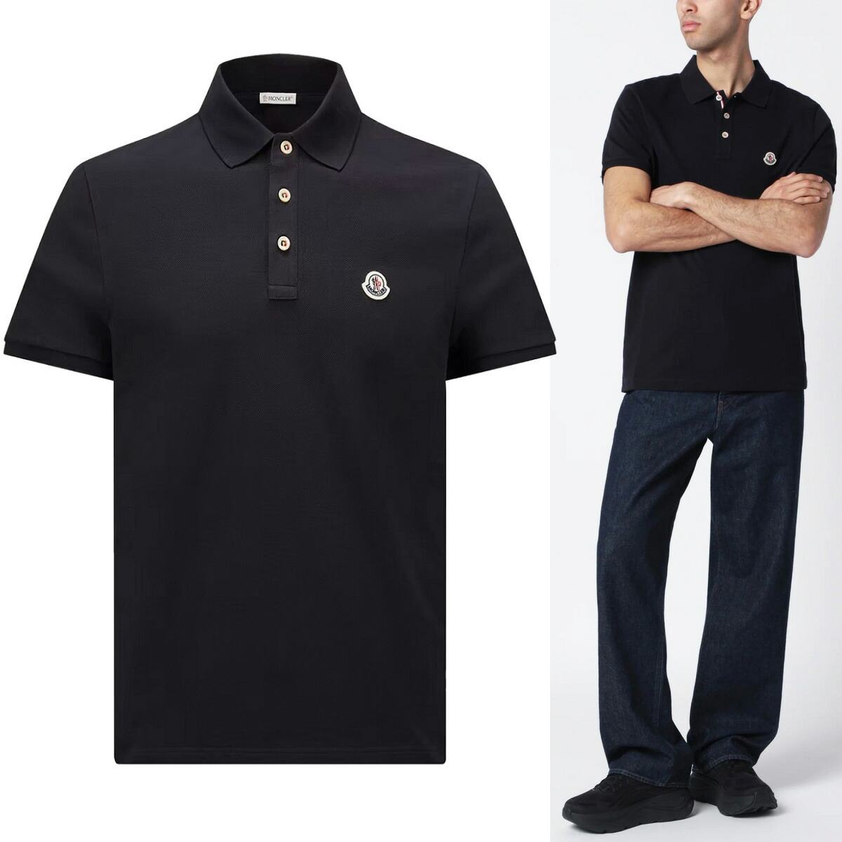 123 MONCLER モンク軌跡 8A00026 84556 米国海軍 スポーツシャツ 半袖