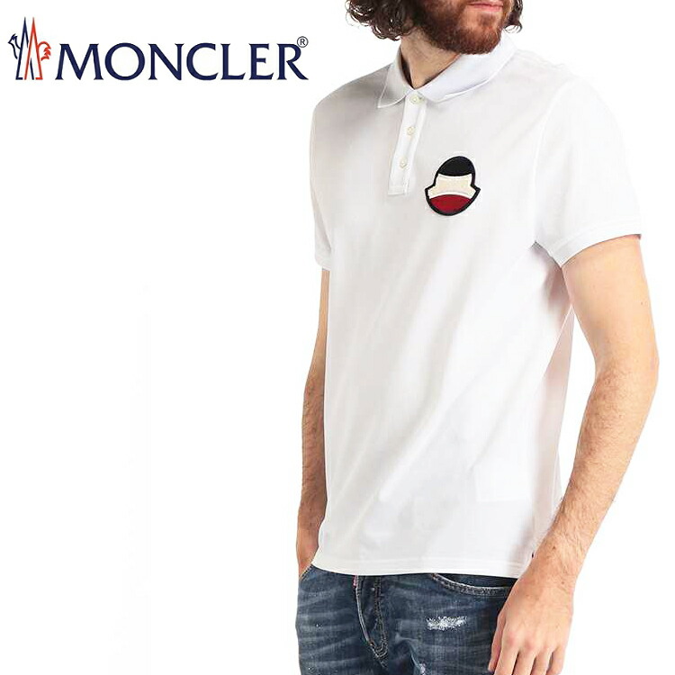 63 MONCLER モンクレール ロゴ 半袖 ポロシャツ size L | tspea.org