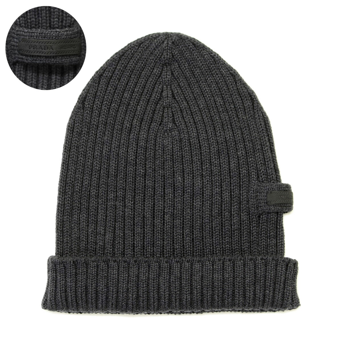 楽天市場】PRADA プラダ ニット帽 UMD446 1WTO レディース Re-Nylon