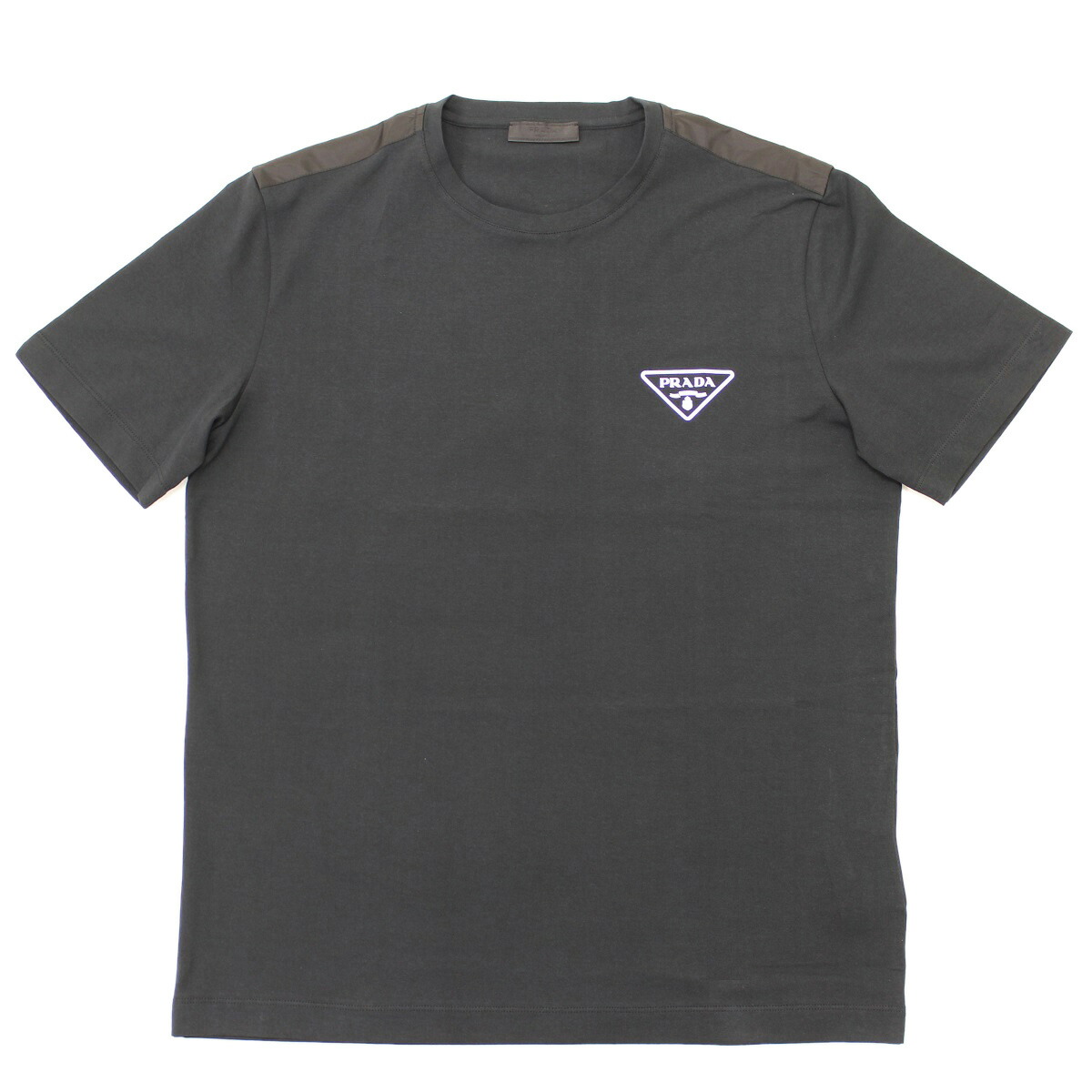 【OCEANS掲載】PRADA◆コットン クルーネック Tシャツ 半袖 ロゴ 希少】PRADA ロゴ コットン クルーネック 半袖 Tシャツ