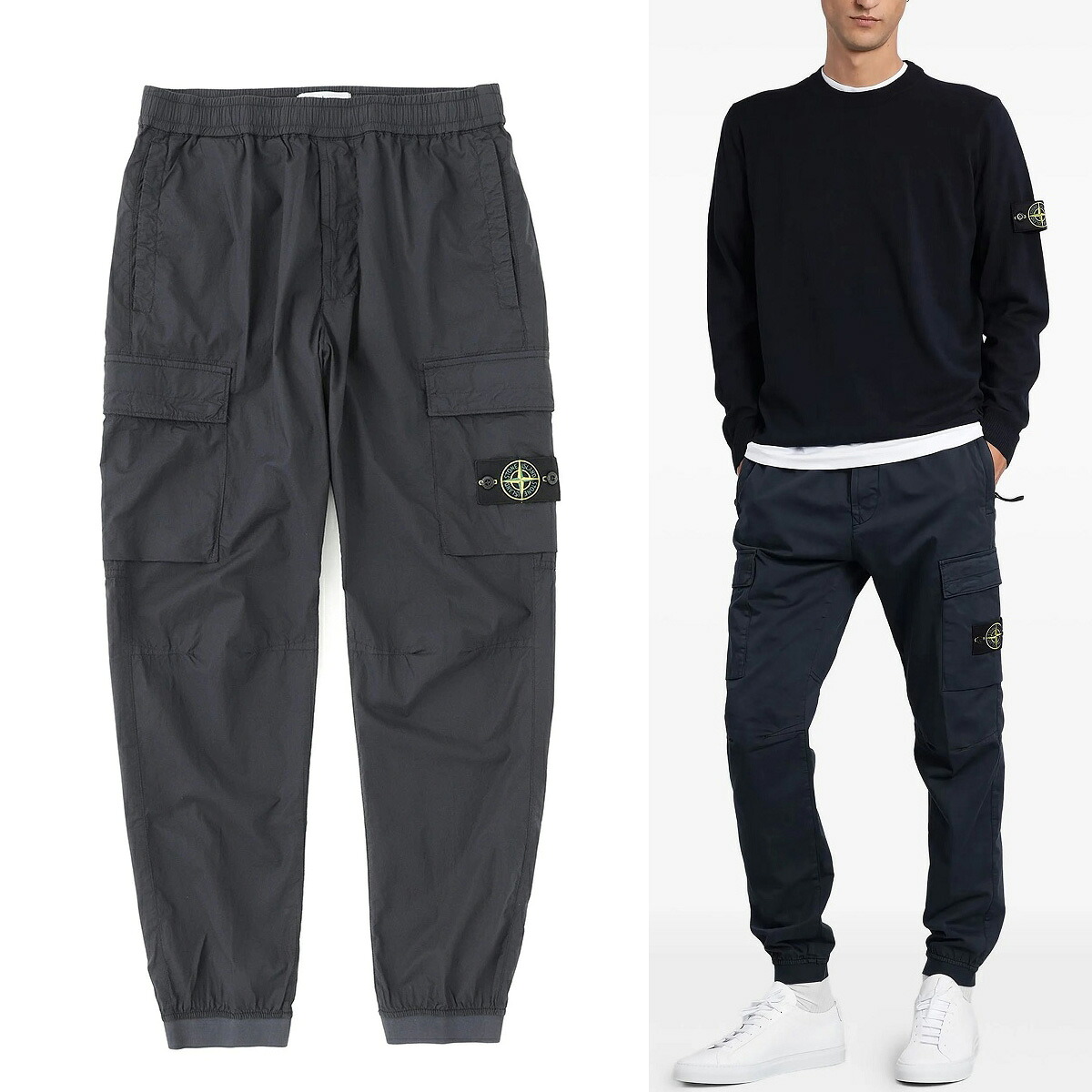 27 STONE ISLAND ストーンアイランド L1S15 3100031 S0003 V0020 米国海軍 カーゴパンツ