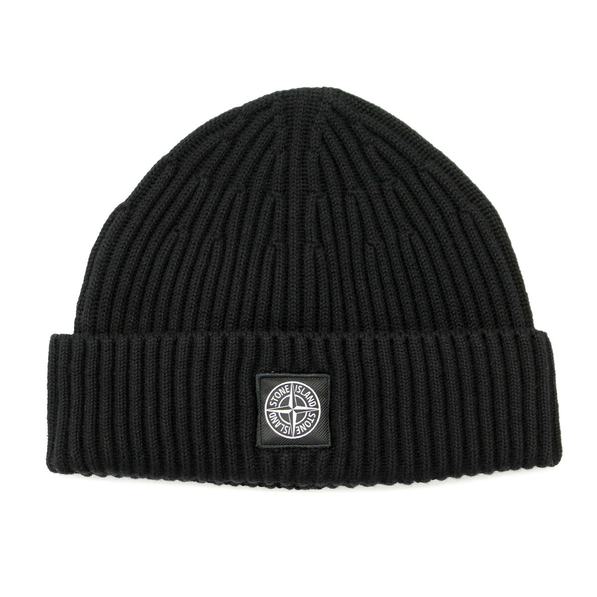 新品　STONE  ビーニー ブラック　ニット帽 2025年最新】STONE ISLAND メンズ ニット帽・ビーニーの人気