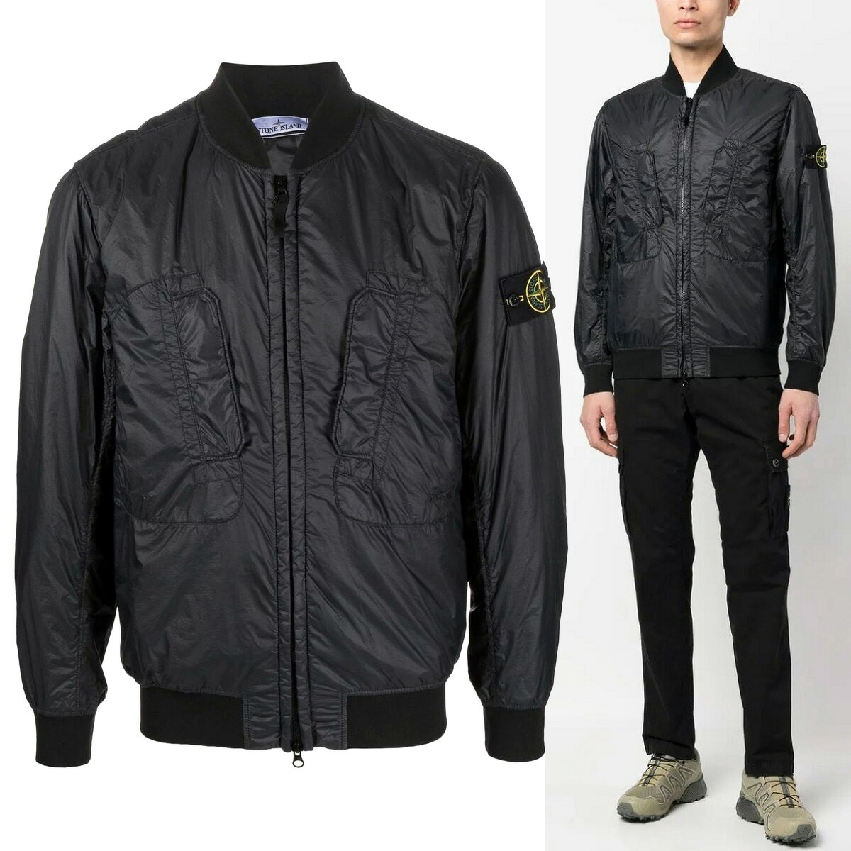楽天市場】STONE ISLAND ストーンアイランド ブルゾン 801541223