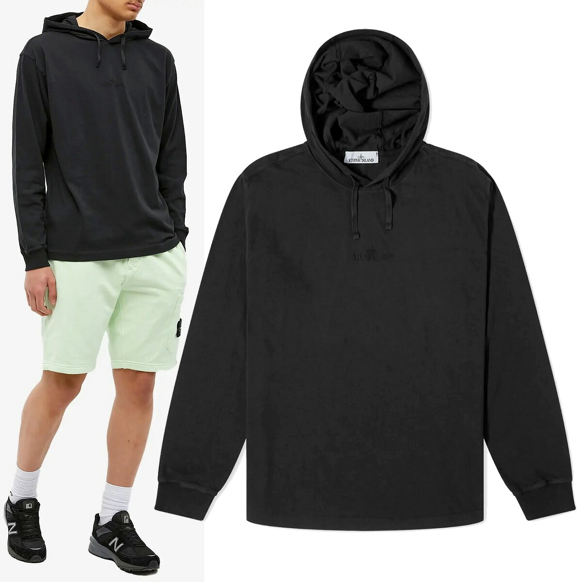 STONE  ブラック パーカー stoneis-004_03a2.jpg