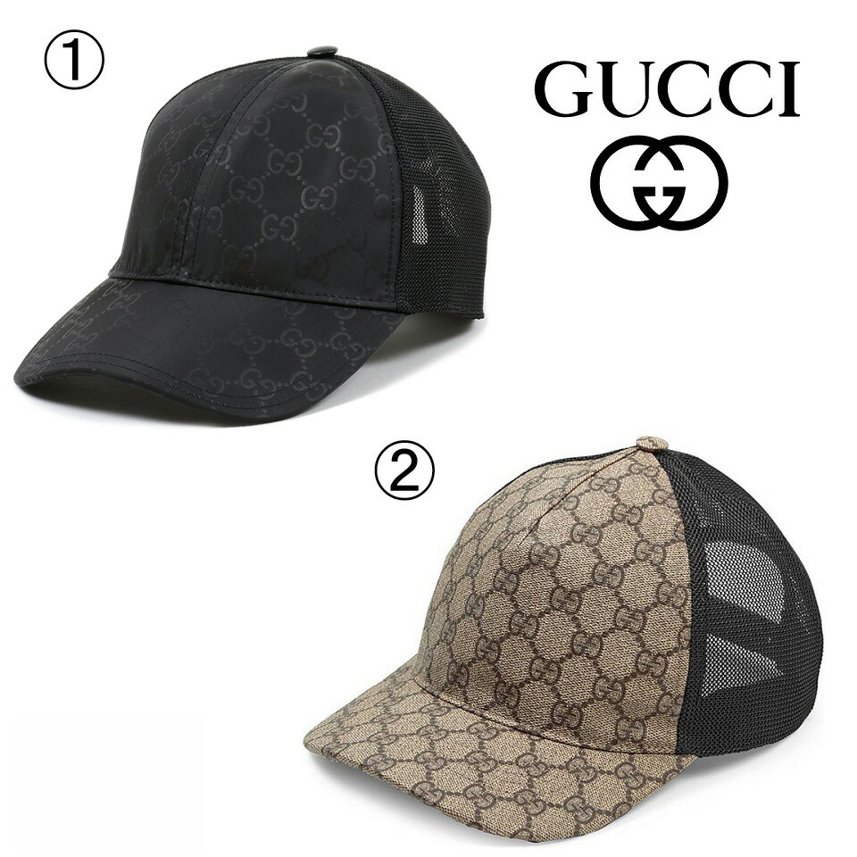 【楽天市場】1 2 GUCCI グッチ GG ナイロン ベースボールキャップ