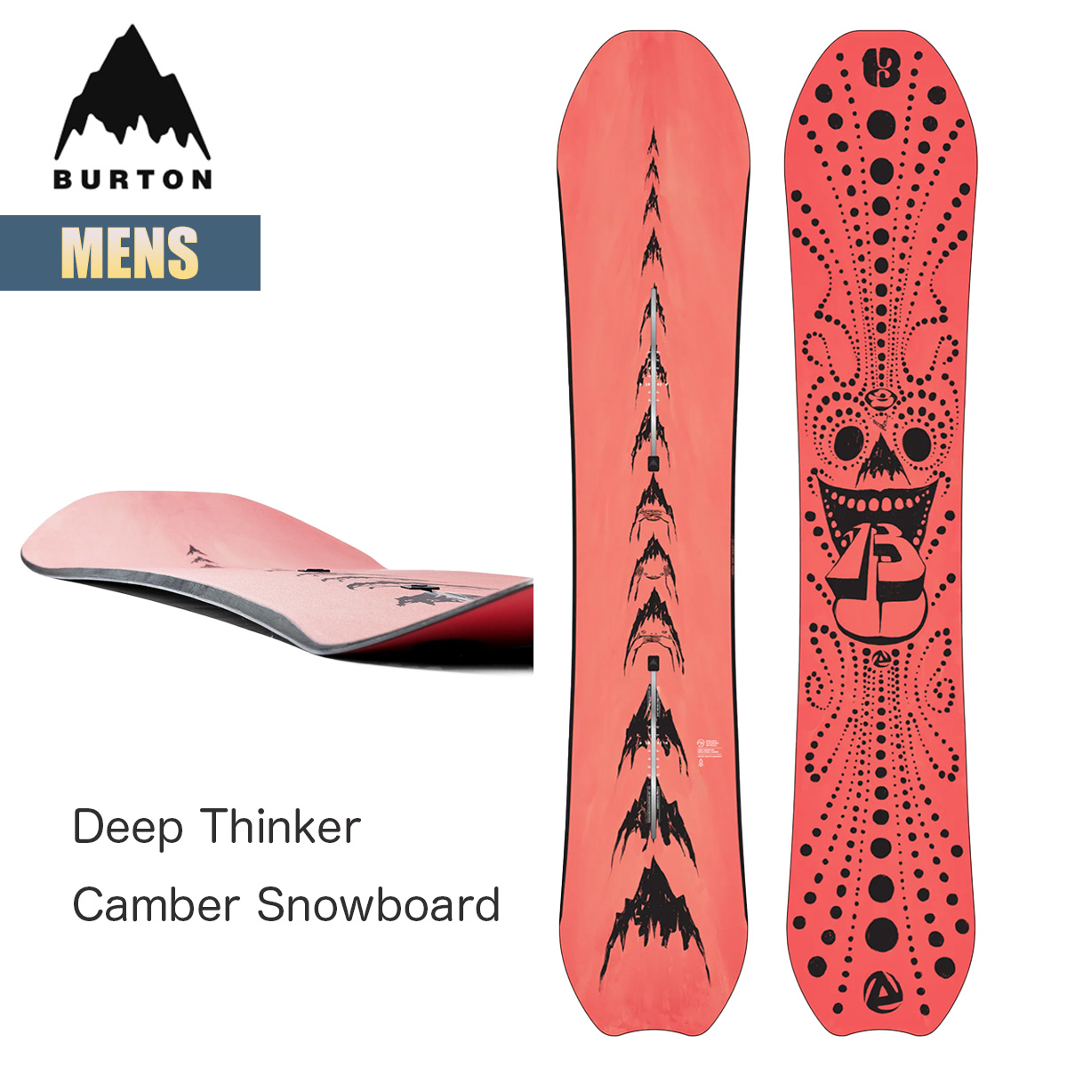 【楽天市場】バートン スノーボード 板 メンズ 23-24 Burton ネーム 