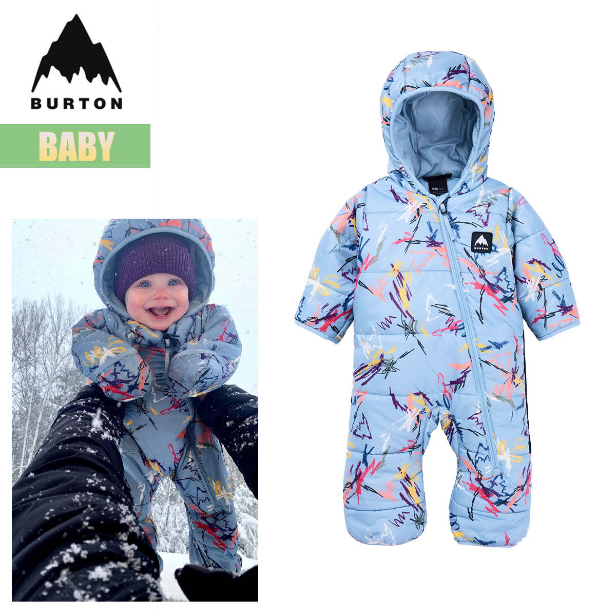 楽天市場】バートン スノーボードウェア キッズ ワンピース 24-25 Burton トドラー ワンピース W25JP-221741 Toddlers  2L One Piece スノースーツ スノーウェア ジャンプスーツ ベビー 幼児 子供 80 90 100 110 120 130  2024-2025 正規品 : masa surf and snow