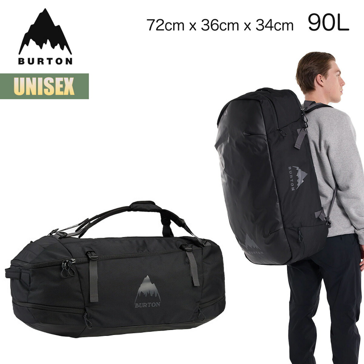 楽天市場】BURTON バートン ボストンバッグ ボストンバッグ
