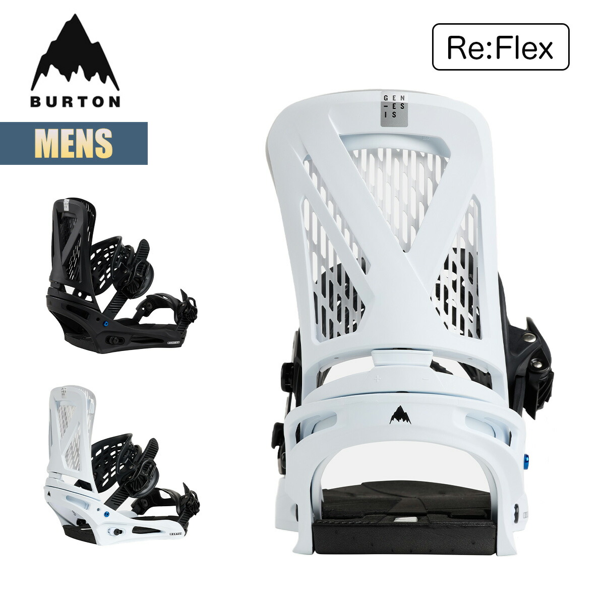 バートン　ビンディング FREESTYLE Re:Flex size M 24-25モデル . BURTON .『 FREESTYLE 』. Re Flex . Black