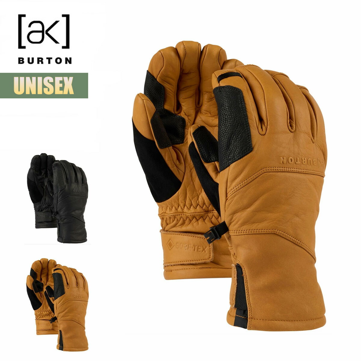 BURTON AK スノーボード用グローブ レザー/GORE-TEX 日本正規品 スノーボード グローブ バートン 23-24 BURTON [AK