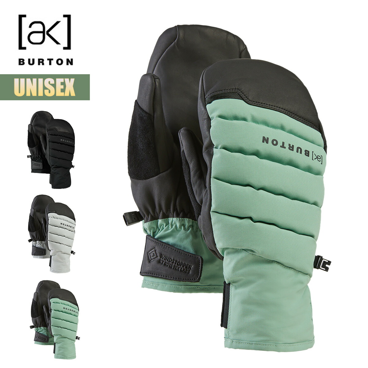 楽天市場】24-25 BURTON AK WINDSTOPPER OVEN MITT GLOVE ミトン