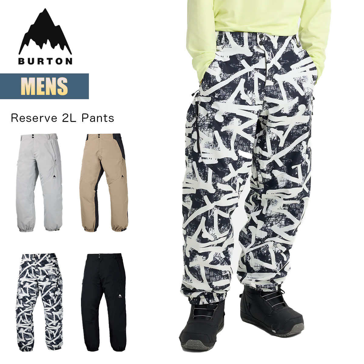 楽天市場】25-26 BURTON/バートン GORE-TEX RESERVE pants リザーブ