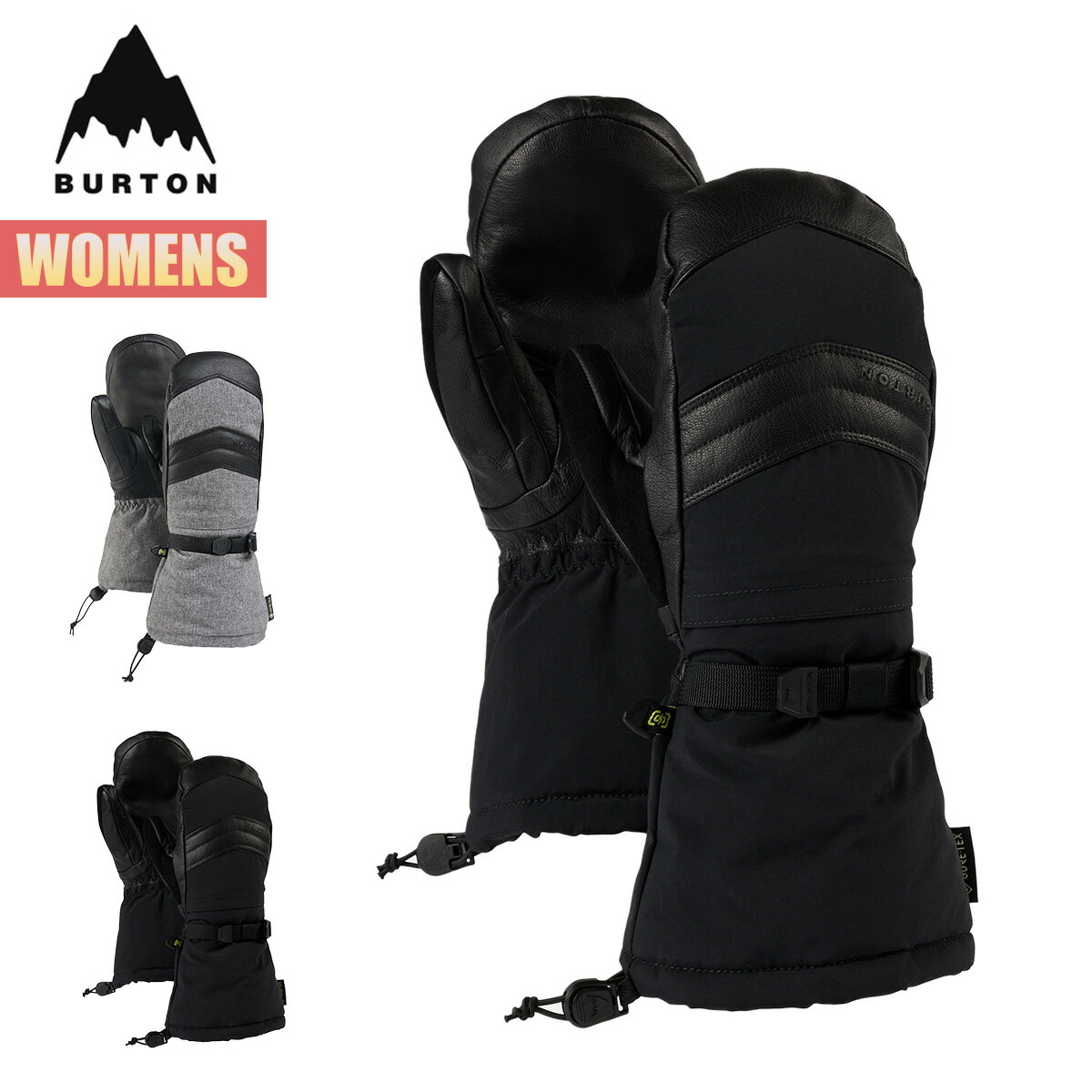 【エントリーでP7倍】バートン グローブ レディース 25-26 Burton ウォーメスト ゴアテックス ミトン W26JP-103381 Womens Warmest GORE-TEX Mittens ウィメンズ スノーボードグローブ スノーグローブ スノーボード スノボ 2025-2026 正規品｜masa surf and snow