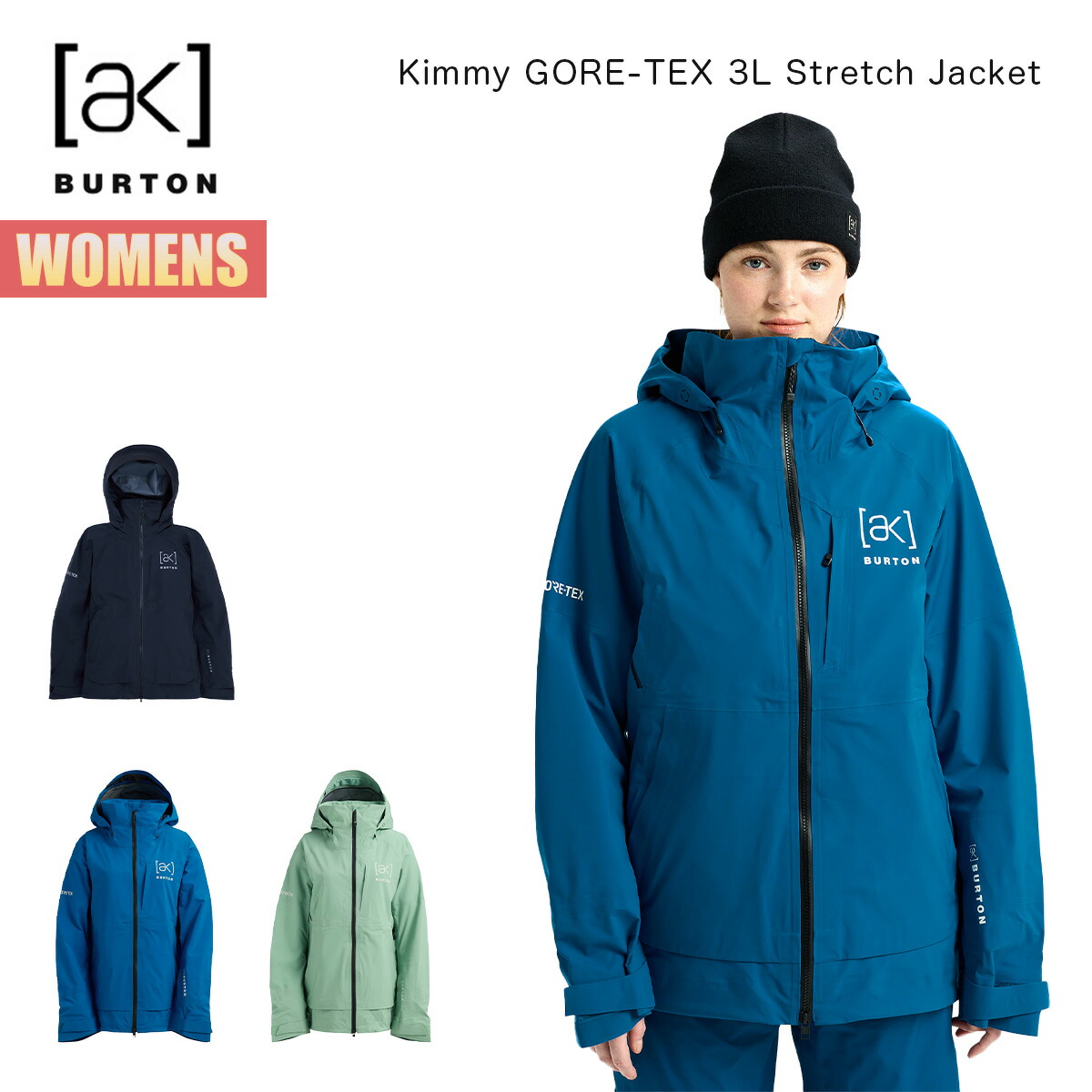 楽天市場】BURTON W AK GORE UPSHFT JK True Black 2025FW