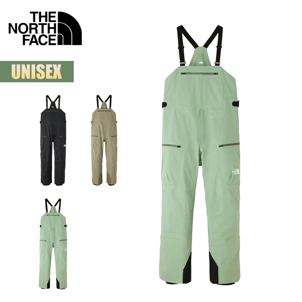 【6/4～6/11 P10倍】北の方人間の顔 スノーウェア ユニ一発やる レイバックビーシービブ THE NORTH FACE Layback BC Bib ビブパンツ スキーの板御召しもの ゴアテックス 伸ばすこと メンズ レディース スノーボード 黒いこと ベージュ 緑であること NS62511 2025 定め事品