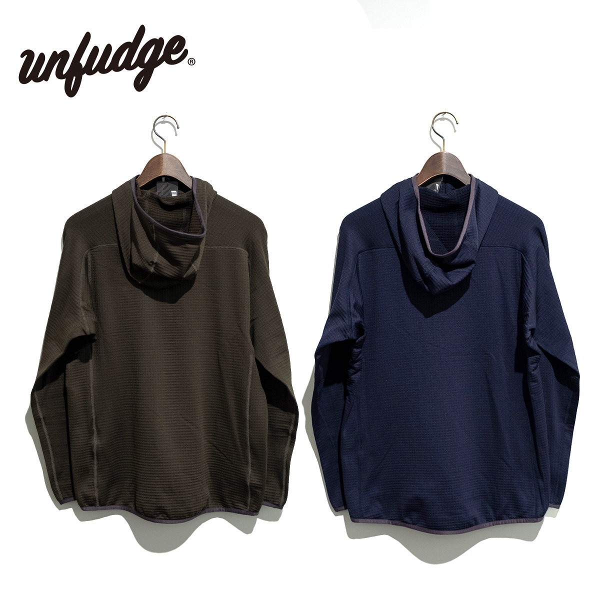 アンファッジ ベースレイヤー Unfudge UN2100 Fleece Hoody フリース