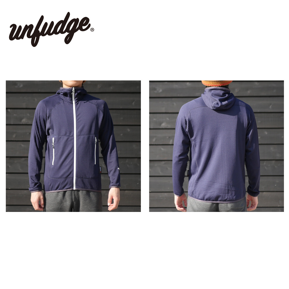 アンファッジ ベースレイヤー Unfudge UN2100 Fleece Hoody フリース