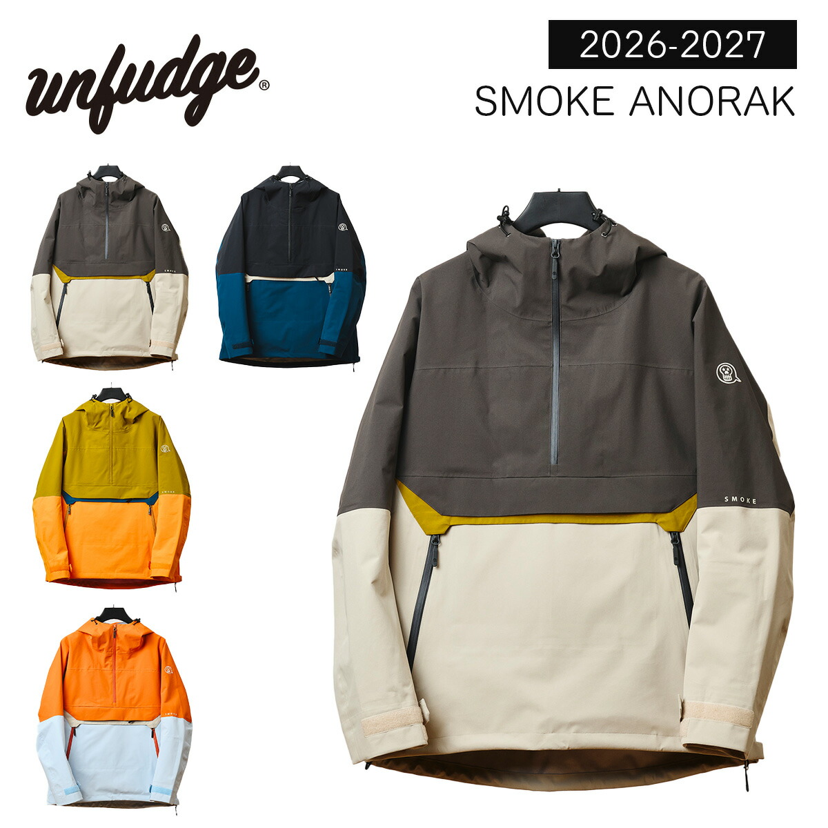 楽天市場】予約商品 26-27 アンファッジ ボードジャケット スモーク