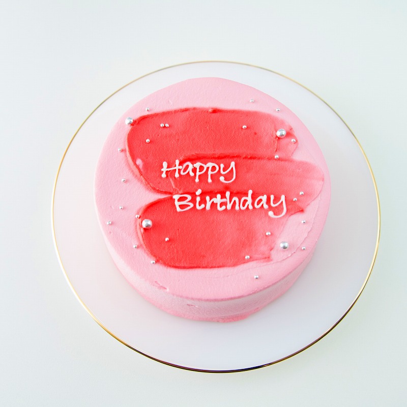 選べる8色 お好きなメッセージ センイルケーキ かわいい お祝い ペイントセンイルケーキ 誕生日ケーキ 4号 おしゃれ 2 3名様向け