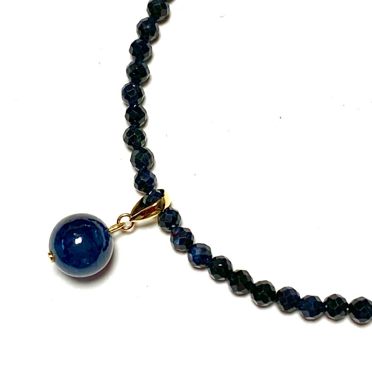 楽天市場】K18サファイアペンダントトップ【Luna】(p2336-p3045