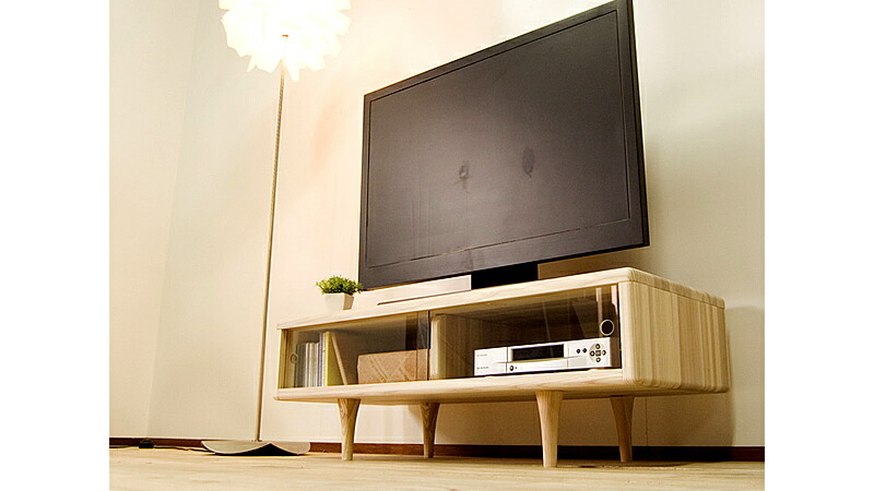 楽天市場 送料無料 日本製 無垢材 Ring Tv Board 110 凛テレビボード 九州産杉 テレビ台 ローボード Tv台 Tvボード Avラック 無垢 日本製 木製 北欧 完成品 大川家具 32インチ 40インチ 幅110cm アールテックオリジナル