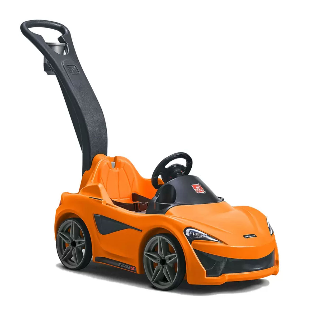 ステップ2 マクラーレン 570S プッシュスポーツカー Step2 Mclaren 570S/カップホルダー付き/収納/安全ベルト/タイヤ音/プッシュカー/大型