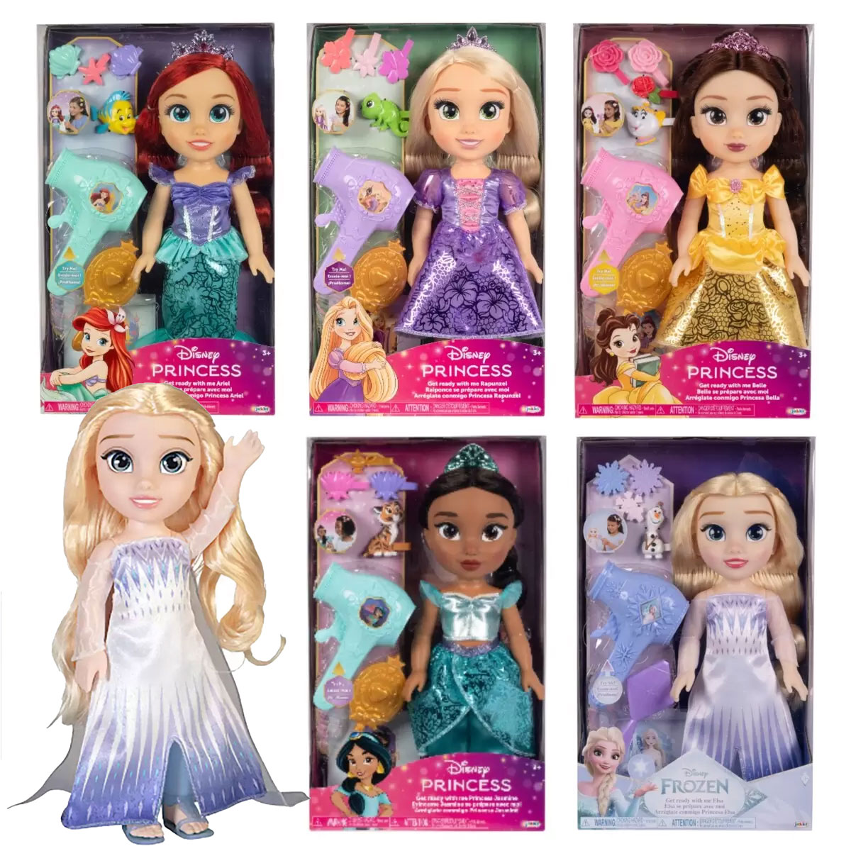 未開封　プリンセス、ベル　お人形 楽天市場】プリンセス ベル 人形 お友達付き 1体 トドラードール