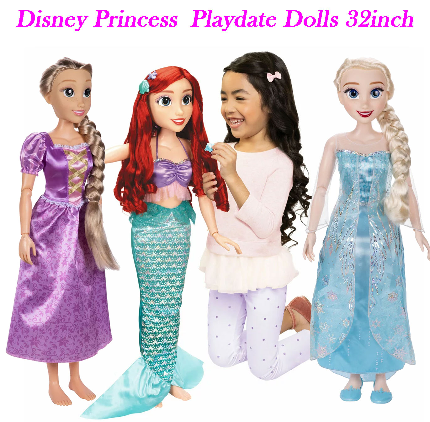 楽天市場】ディズニー プリンセス 32インチ プレイデート ラプンツェル