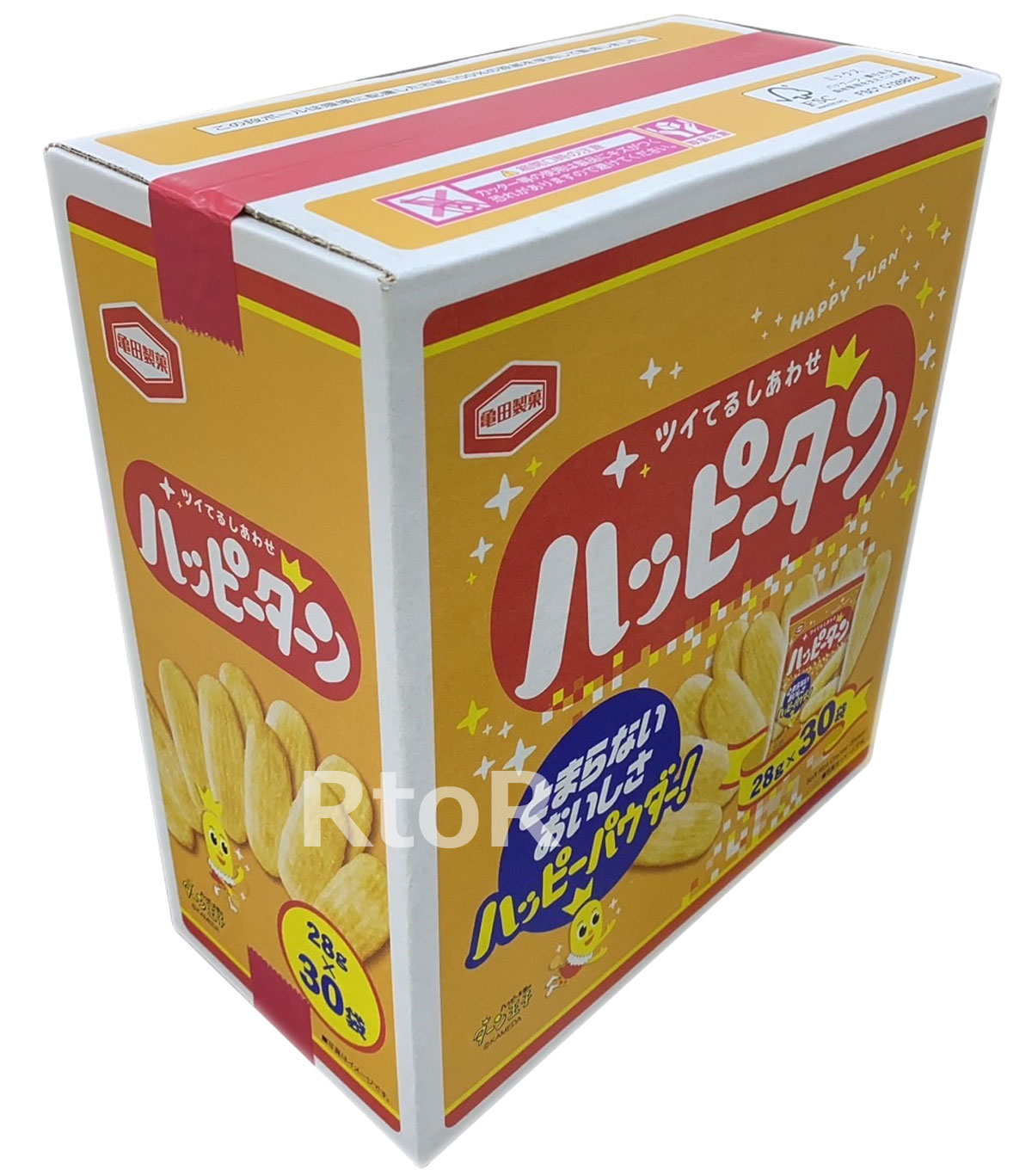 ハッピーターン　30袋入り　6箱セット！！ Amazon.co.jp: ハッピーターン BOX コストコ 2箱 (28g 計60袋