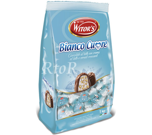 楽天市場 Witor S ウィターズ Bianco Cuore プラリネ チョコレート 1kg 1000g 入り お洗濯屋さん