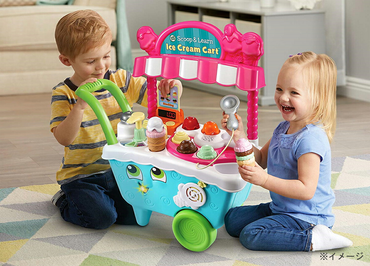 おうち英語　リープフロッグ　アイスクリームカート　ままごと　幼児英語 即納  LeapFrog リープフロッグ  アイスクリームカート